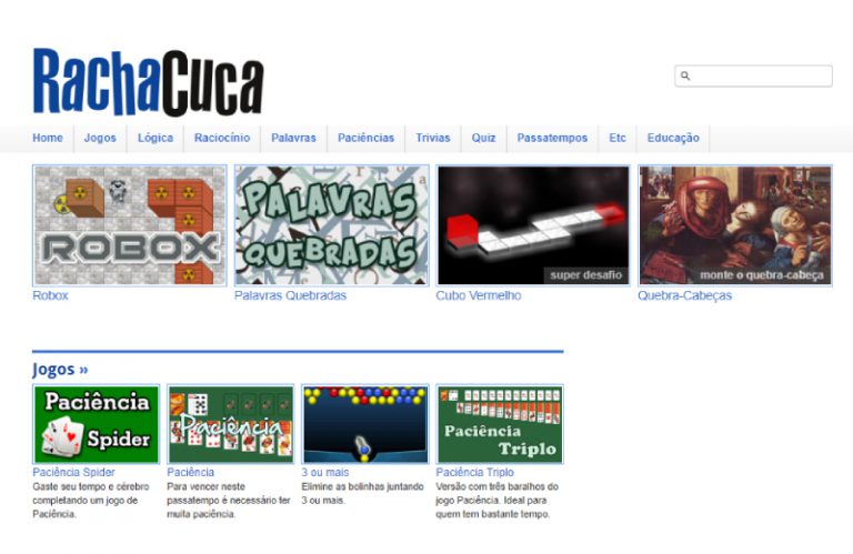 Jogos Online Racha Cuca Diversa